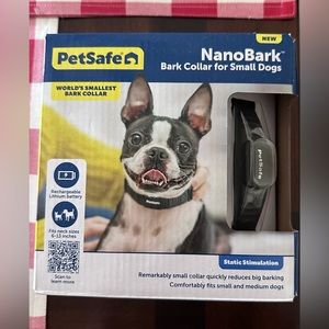 NIB PetSafe NanoBark Collar